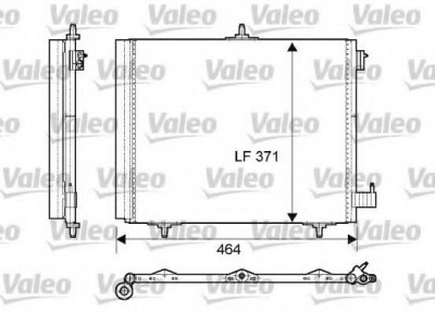 Condensator / Radiator aer conditionat PEUGEOT 208 (2012 - 2016) VALEO 814095 foto