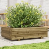 Cumpara ieftin Jardinieră de grădină, 90x60x26,5 cm, lemn de pin impregnat