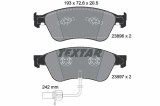 TEXTAR 2389601 set placute frana,frana disc
