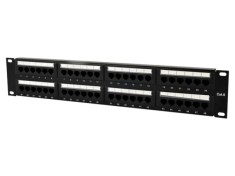Patch Panel GEMBIRD 48 Porturi Cat 6 RJ45 Negru NPP-C648CM-001