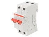 Separator-&icirc;ntrerupător 2P 63A 415VAC pentru șină DIN
