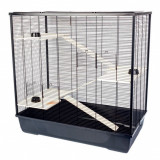 Cușcă pentru rozătoare Davis + lemn 100 x 54 x 100 cm, INTER-ZOO Pet Products