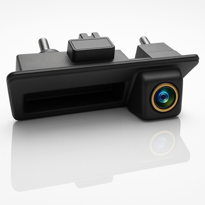 Camera De Marsarier AutoREY&reg; Dedicata Pentru Audi A3 A4 A5 Q3 Q5 Si VW Passat B6 B7 Golf 6 Tiguan Touran, Montaj In Maner Portbagaj, Unghi 170&deg;, Rezis