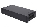 Carcasă standard 19 2U neagră ABS 203x431mm