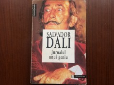 jurnalul unui geniu salvador dali carte arta cultura memorii jurnal editura humanitas 1995