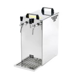 Zapfanlage Kontakt 155 - Green Line - Bierzapfanlage 2-leitig Trockenk&uuml;hlger&auml;t aus Edelstahl, 160 Liter/h