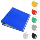 Biblioraft arhivare documente, format A4, cotor 7.5 cm, bordura metalica, diverse culori - Gri