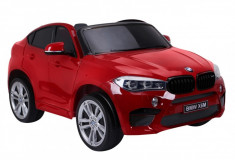 Masinuta electrica, BMW X6 M, rosu metalizat foto