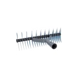 Cumpara ieftin Grebla dubla pentru aerarea gazonului HECHT G02FHN, latime 33 cm, fara maner