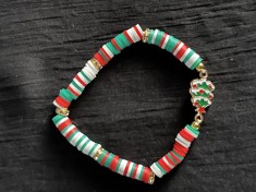 Bratara elastica cu motive de Craciun