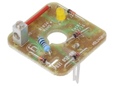 Conector insert cu LED și varistor foto