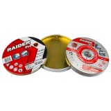 Set 10 discuri pentru taiat metal si inox 125x1 mm A60T Raider Pro