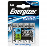 Set 4 Baterii LR06-AA 1,5V Litiu, Energizer