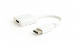 CABLU video GEMBIRD, adaptor DisplayPort (T) la HDMI (M), 10cm, rezolutie