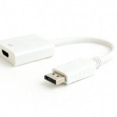 CABLU video GEMBIRD, adaptor DisplayPort (T) la HDMI (M), 10cm, rezolutie