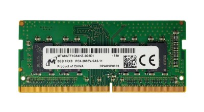 Memorie ram, Micron, MTA8ATF1G64HZ-2G6D1, DDR4, 8GB, 2666 MHz, 1.2V, PC4-2666V-SA2-11, non-ECC unbuffered, CL19, 260 pini sodimm , bulk foto