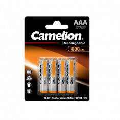 Acumulatori Camelion AAA R3 600mAh 1,2V Ni-MH set 4 buc.