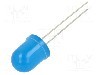 Dioda LED, 10mm, albastru, 350mcd, 20mA, 2,6...3,4V, LUCKYLIGHT - 1004BD2R-B4-2B