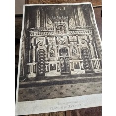 Manastirea Curtea de Argeș planșa cu heliogravura / 13 / după cliseu fotografic realizat de fotograful curții regale, I. Spirescu