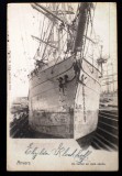 P.110 CARTE POSTALA BELGIA ANVERS MARINA CORABIE VELIER