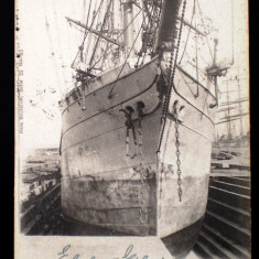 P.110 CARTE POSTALA BELGIA ANVERS MARINA CORABIE VELIER