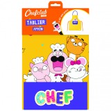 Sort de bucatarie pentru copii galben, Chefclub Kids