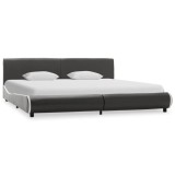 Cumpara ieftin Cadru de pat, gri antracit, 180 x 200 cm, piele ecologică