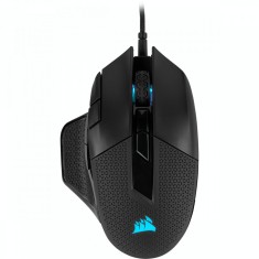 MOUSE CORSAIR, &quot;NIGHTSWORD RGB&quot;, gaming, cu fir, USB, optic, 18000 dpi, butoane/scroll 8/1, iluminare, butoane programabile, negru, &quot;CH