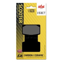 SBS - Plăcuțe de fr&acirc;nă 153CT pentru scuter (Carbon / Ceramic)