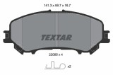 TEXTAR 2206503 set placute frana disc