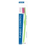 Cumpara ieftin Periuta dinti Piave Plaque Control perii Medii cap compact capac protectie