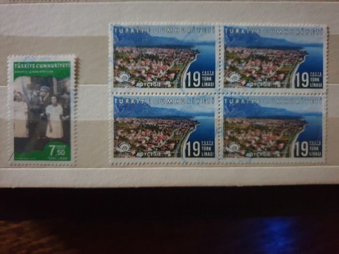Lot Turcia 2019 - 5 timbre stampilate deparaiate