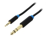 Cablu Jack 3,5mm la Jack 6,3mm 5m Aurit, Vention