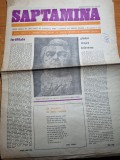 Saptamana 10 octombrie 1980-ganduri despre mihail sadoveanu,