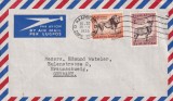 FILATELIE TEMATICA - PLIC AFRICA DE SUD TEMATICA FAUNA AIRMAIL, Stampilat