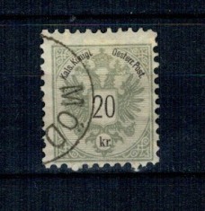 Austria 1883 - Mi.No.48D stampilat, cota mare