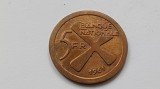 Katanga -5 franci 1961-Rara