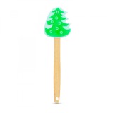 Spatula din silicon - pom de Craciun - 29 x 7,6 cm