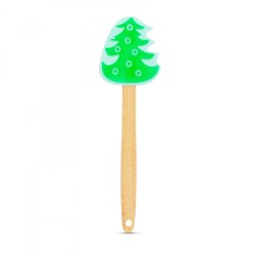 Spatulă din silicon - pom de Crăciun - 29 x 7,6 cm