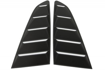 Ornamente Geamuri Laterale Spate compatibile cu Ford Mustang Sixth Generation (2015-2019) Negru Mat Performance AutoTuning foto