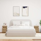 vidaXL Noptiere 2 buc LED stejar artizanal 35x39x55 cm lemn prelucrat 857657