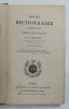 NOUVEAU DICTIONNAIRE ELEMENTAIRE LATIN - FRANCAIS par J. GEOFFROY , 1870