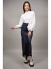 Fusta Dama Denim cu Tul Maddalena, Bumbac 100%, Marimi S, M, Stil Casual Modern