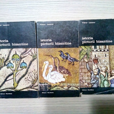 ISTORIA PICTURII BIZANTINE - 3 Vol. - Victor Lazarev - 1980, 362+312+294 p.