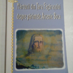 MARTURII DIN TARA FAGARASULUI DESPRE PARINTELE ARSENIE BOCA - editor Ioan Cismileanu