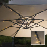 HI Instalatie lumini solare cu LED pentru umbrela, 130 cm GartenMobel Dekor, vidaXL