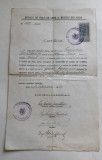 CERTIFICAT SCOALA DE STAT DE ARTE SI MESERII ARAD 1922