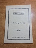 Program teatrul constantin tanase - 1958-1959 - pe aripile revistei