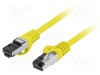 LANBERG Patch Cord RJ45 Cat 8.1 S/FTP 3m Galben