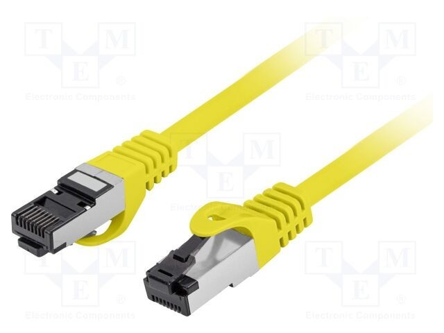 LANBERG Patch Cord RJ45 Cat 8.1 S/FTP 3m Galben